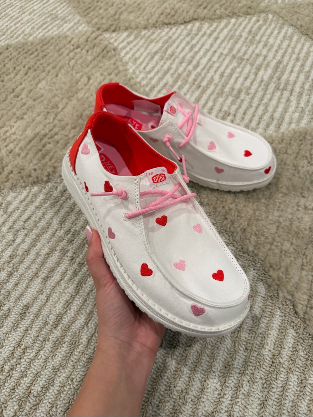 HEYDUDE NEW WENDY HEART SHOES